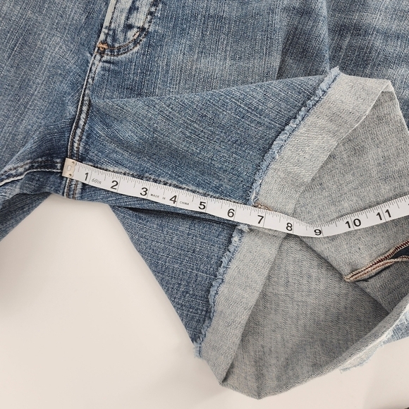 Silver NWT Sure Thing Long Short High Rise Denim Women's Plus Size 24 - Picture 6 of 11